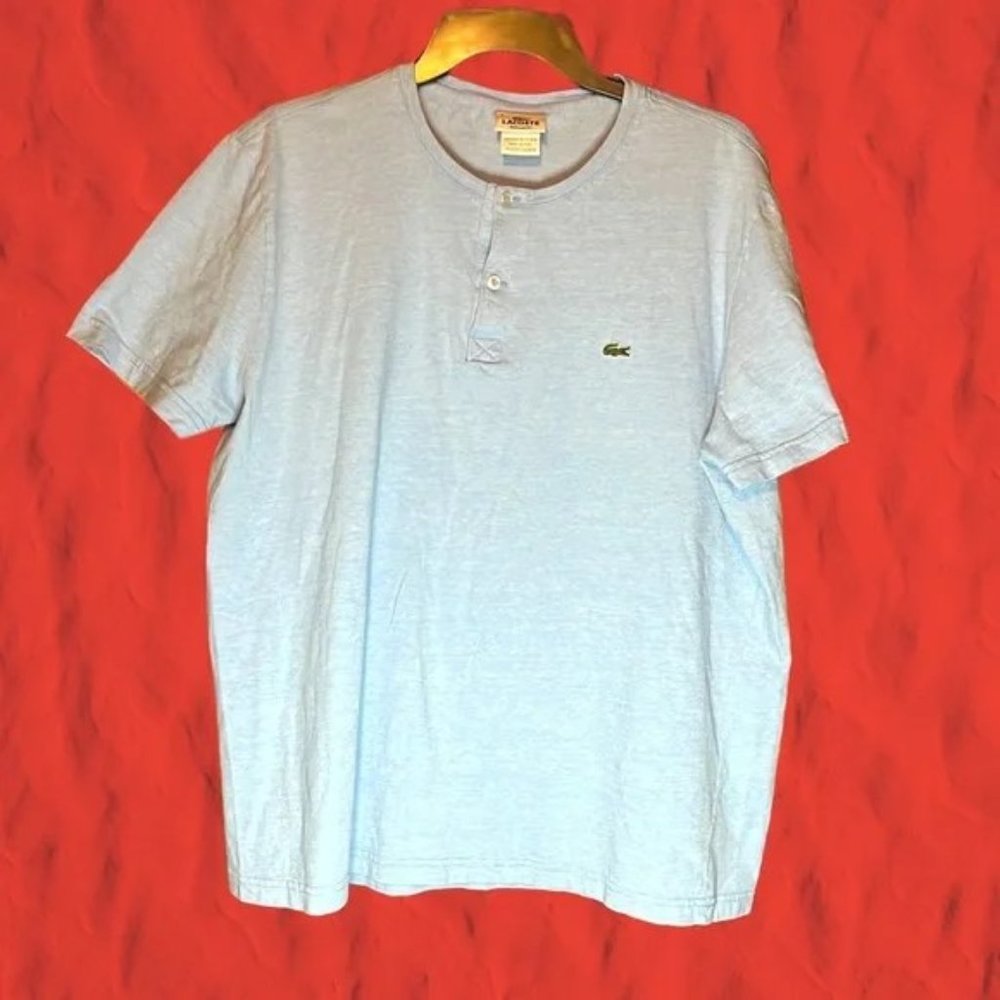 Men's Lacoste 1/4 Button T-Shirt